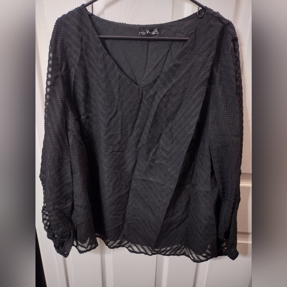 Black dress top